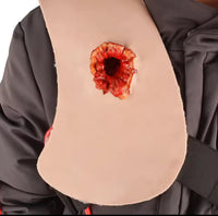 Herida de bala pecho hemorragia y mercancía entrenamiento militar