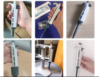 Pipetas de laboratorio ajustables manuales de un solo canal de Micropipeta