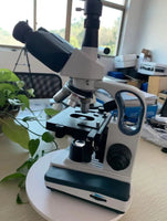 Microscopio Binocular Biologico con luz superior e inferior