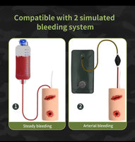 Simulador de heridas de bala detener hemorragias rescate y emergencias