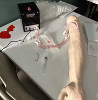 Simulador de venipuncion avanzado brazo eléctrico con circulación sanguínea
