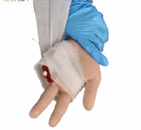 Simulador amputacion dedos mano emergencias hemorragia trauma heridas