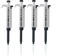 Pipetas de laboratorio ajustables manuales de un solo canal de Micropipeta