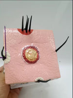 Modelo de caspa cuero cabelludo