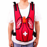 Chaleco entrenador de obstrucción asfixia ahogamiento primeros auxilios