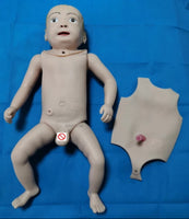 Simulador de cuidado de traqueotomía infantil nino bebe