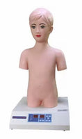 Simulador examen cardiopulmonar niño pediatrico