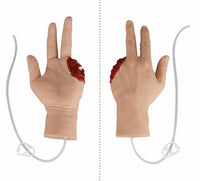 Simulador amputacion dedos mano emergencias hemorragia trauma heridas