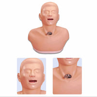 simulador de cánula traqueal traqueotomia