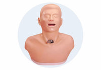 simulador de cánula traqueal traqueotomia