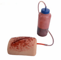 Simulador de hemorragia y control de heridas emergencia realista