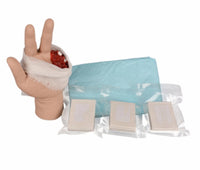 Simulador amputacion dedos mano emergencias hemorragia trauma heridas