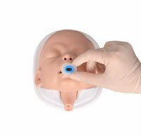 Simulador intubacion traqueal bebé