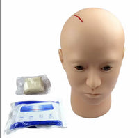 Simulador de Sutura heridas de cabeza trauma