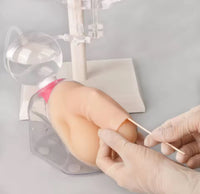 Simulador de cateteriamo urinaria masculino o femenino