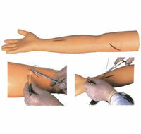 Modelo simulador de sutura de brazo