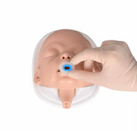 Simulador intubacion traqueal bebé