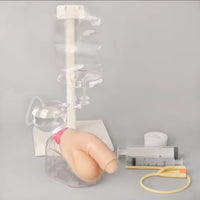 Simulador de cateteriamo urinaria masculino o femenino