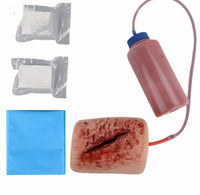 Simulador de hemorragia y control de heridas emergencia realista