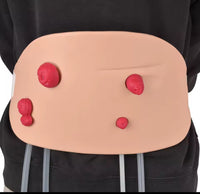 Simulador de ostomia practicas médicas y enfermeria