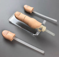 Simulador de uñas enterradas práctica quirúrgica realista pie o mano podologia