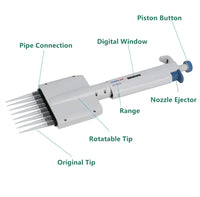 Pipeta Ajustable Multicanal 50-300μl