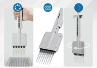 Pipeta Ajustable Multicanal 50-300μl