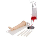 Simulador de pierna puncion de medula osea infantil y punción venosa femoral -