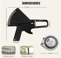 Plicometro y cinta metrica Kit Profesional