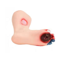 Modelo de pie Diabetico con gangrena cangrena pierna