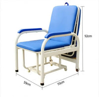 Silla cama plegable médica para acompañantes