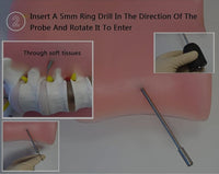 Simulador vertebral lumbar Espejo de Apertura intervertebral cirugía endoscopica