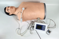 Simulador de auscultacion cardiopulmonar digital por control remoto