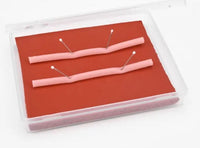 Kit de entrenamiento de sutura de vasos sanguíneos silicona para practica de Anastomosis Vascular.