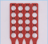 Juego de lentes de retinoscopio óptico 8 barras, 40 lentes