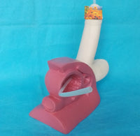 Demostración de cateterismo masculino humano