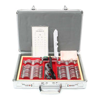 Set de conjunto de lentes ajustables para pruebas opticas