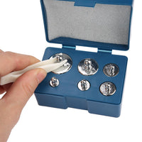 Báscula de bandeja de equilibro mecánico con pesas 200g/0,2g,