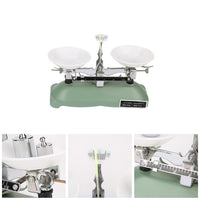 Báscula de bandeja de equilibro mecánico con pesas 200g/0,2g,