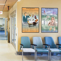 Póster anatomía de Mano, Pie, Rodilla