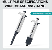 Pipetas de laboratorio ajustables manuales de un solo canal de Micropipeta