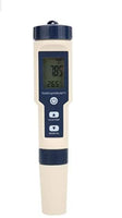 Medidor de pH/Salinidad/Temperatura/TDS/CE, Portatil Detector de Calidad de Agua