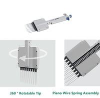 Pipeta multicanal 8 y 12 canales