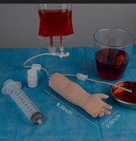 Kit simulador venopuncion pierna o brazo infantil puncion realista canalizacion bebe pediatrico