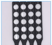 Juego de lentes de retinoscopio óptico 8 barras, 40 lentes