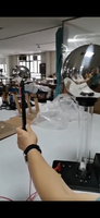 Generador Van De Graaff instrumento de laboratorio electrostático de física
