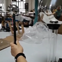 Generador Van De Graaff instrumento de laboratorio electrostático de física