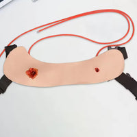 Herida de bala pecho hemorragia y mercancía entrenamiento militar