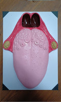 Modelo anatómico de lengua sentido del gusto
