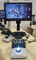 Microscopio biologico digital con pantalla LDC de 9'
